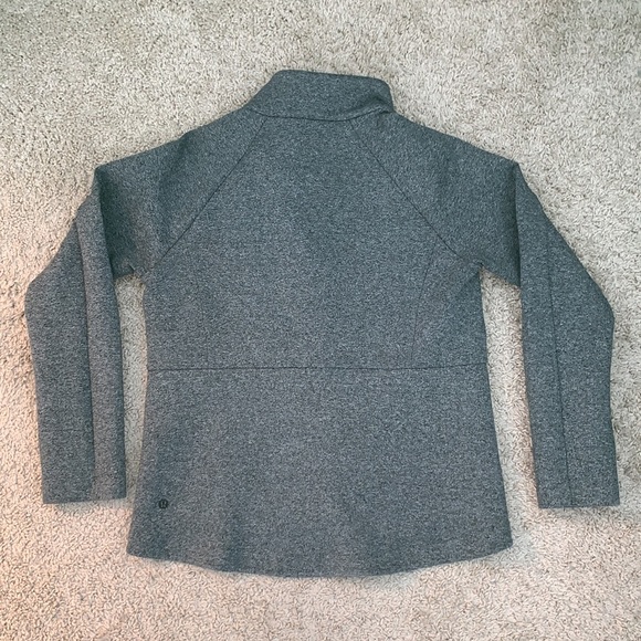 Dark Gray Lululemon Zip up fleece jacket - Picture 5 of 10